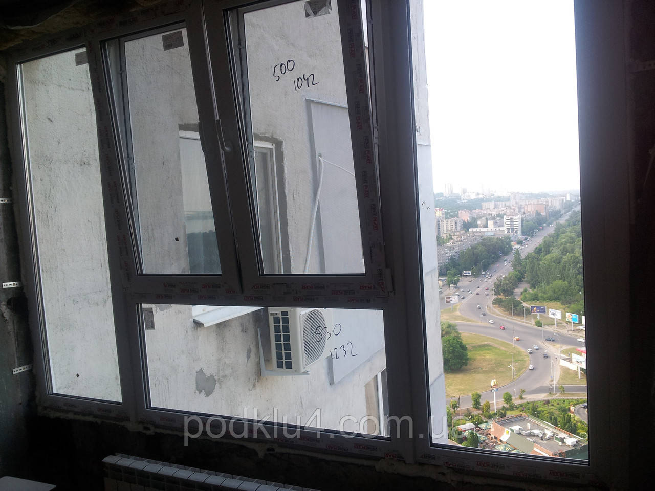 Балконы и лоджии из металлопластика - фото 7 - id-p1650337634