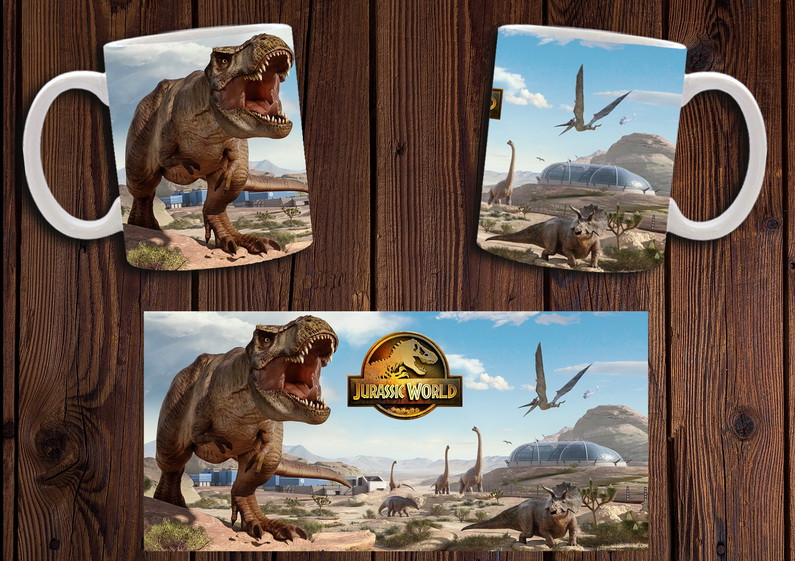 Чашка "Світ Юрського періоду" / Кружка Jurassic World №10