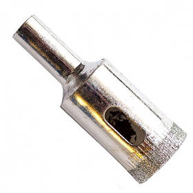 Свердло алмазне трубчасте для скла та кераміки 18 мм INTERTOOL SD-0352