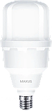 Світлодіодна Лампа 30W MAXUS HW 30W 5000K E27/E40 (перехідник) високомощена, фото 3