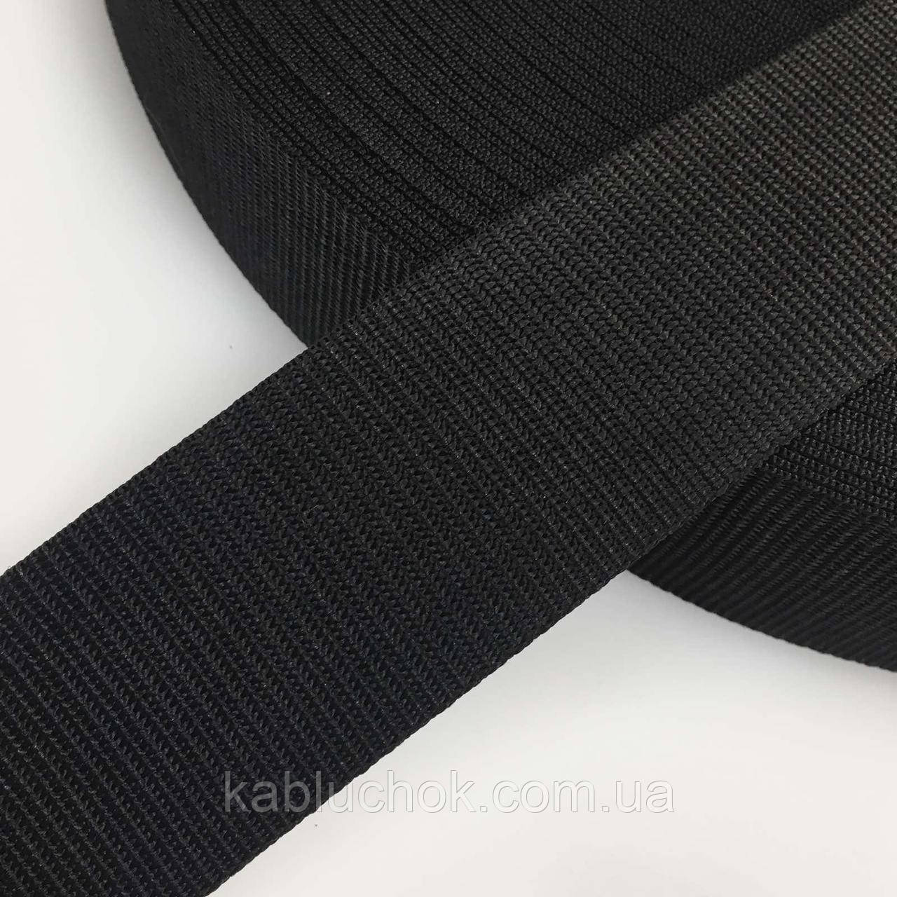 Стропа 50 мм, колір чорний (від 1 м), фото 1