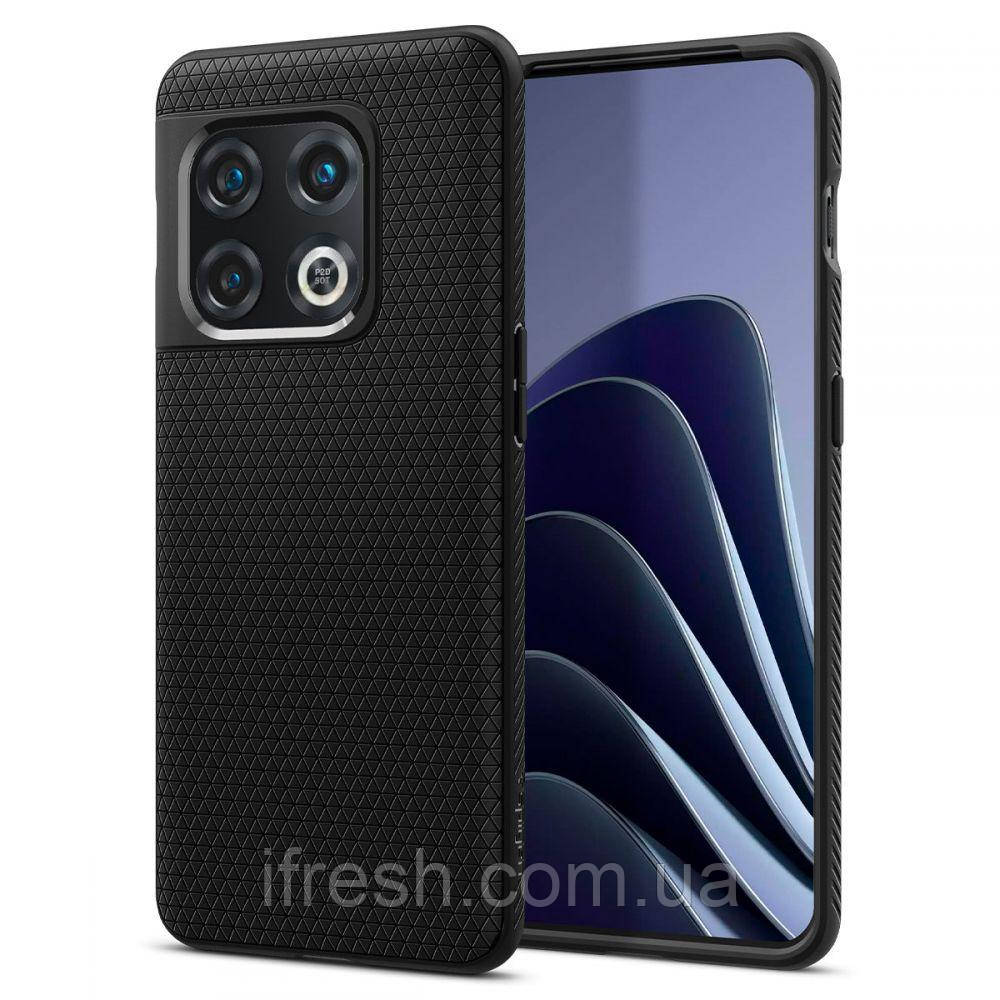 Чохол Spigen для OnePlus 10 Pro — Liquid Air, Matte Black (ACS04431)