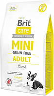 Brit Care Mini Grain Free Adult 2 кг Сухий корм для дорослих собак дрібних порід з ягням