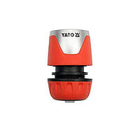 Муфта быстросъемная с водо-стопом для водяного шланга 1/2 &apos;, YATO YT-99803