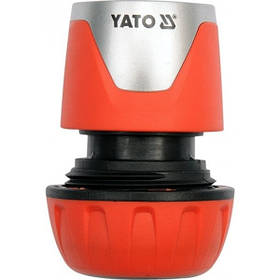 Муфта швидко з'єднана з водою-стопом для водяного шланга 1/2 &apos;, YATO YT-99804