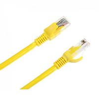 Patchcord кабель UTP kat. 6e штек.-штек. 15m желтый INTEX