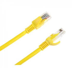 Patchcord кабель UTP kat. 6e штек.-штек. 15m жовтий INTEX