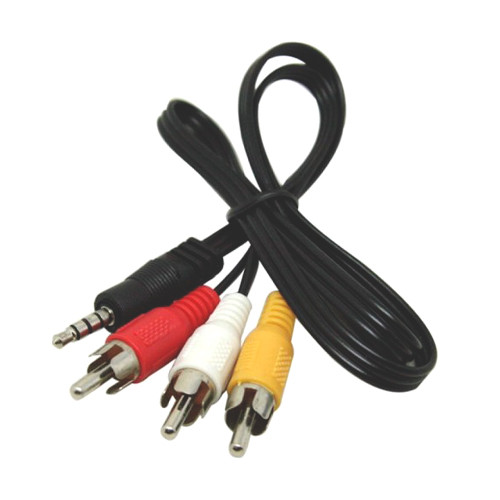 Кабель AV 3 RCA - 3.5мм 1.3м тюльпани