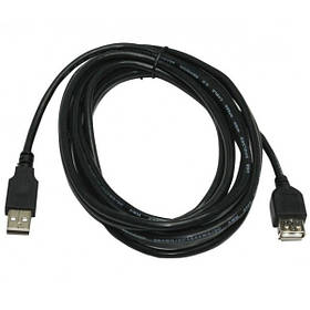 Шнур штекер USB A — штекер USB В, 5 м