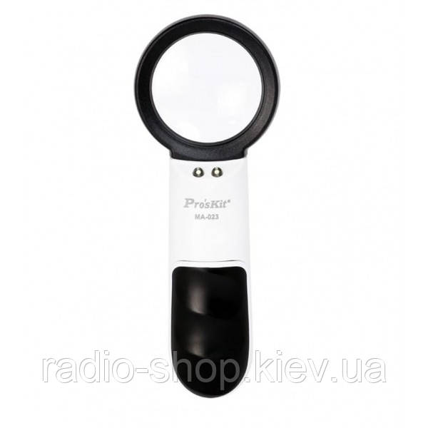 Ручна лупа з підсвіткою Pro&apos;sKit MA-023, фото 1