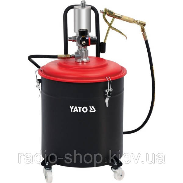 Мастильний апарат пневматичний YATO YT-07068: бак-30 л, 0.8 MPa