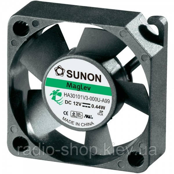 Вентилятор кульковий SUNON PMD1208PMB1-A 80x80x38mm 3 дроти 12V, фото 1