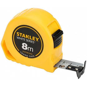 Рулетка зі сталевою стрічкою, метричною шкалою STANLEY "ToughCase", 8 м x 25 мм STHT30129-8