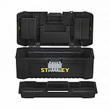 Ящик для інструментів STANLEY: 16", пластиковий, комірки в кришці STST1-75518, фото 4