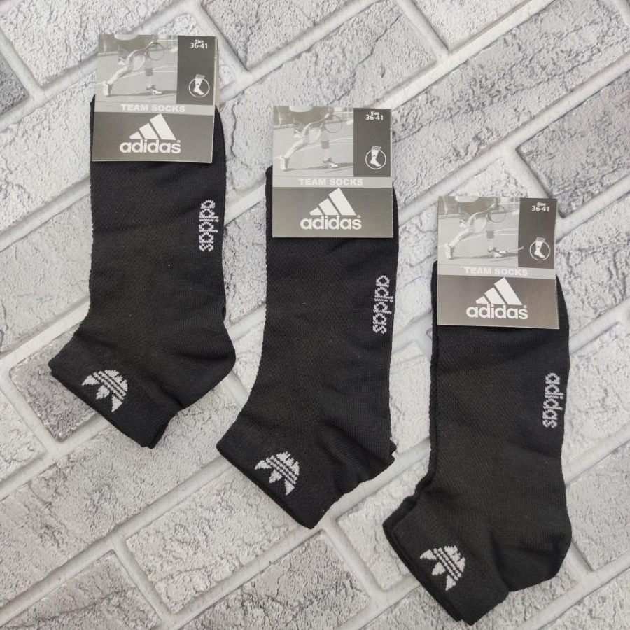 Шкарпетки жіночі спортивні короткі літні із сіткою чорні 36-41 АD 30031566, фото 1