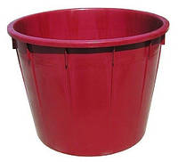 Кадка цвет красный вместимость - 100 литров, размер 75*33 см