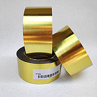 Стрічка ритуальна,траурна, декоративна колір МЕТАЛІК Ширина-5см. Довжина 50м.
