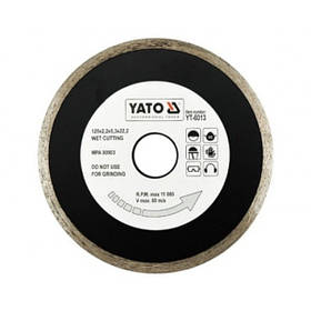 Диск алмазний суцільний YATO YT-6013