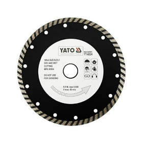 Диск алмазний турбо YATO YT-6024
