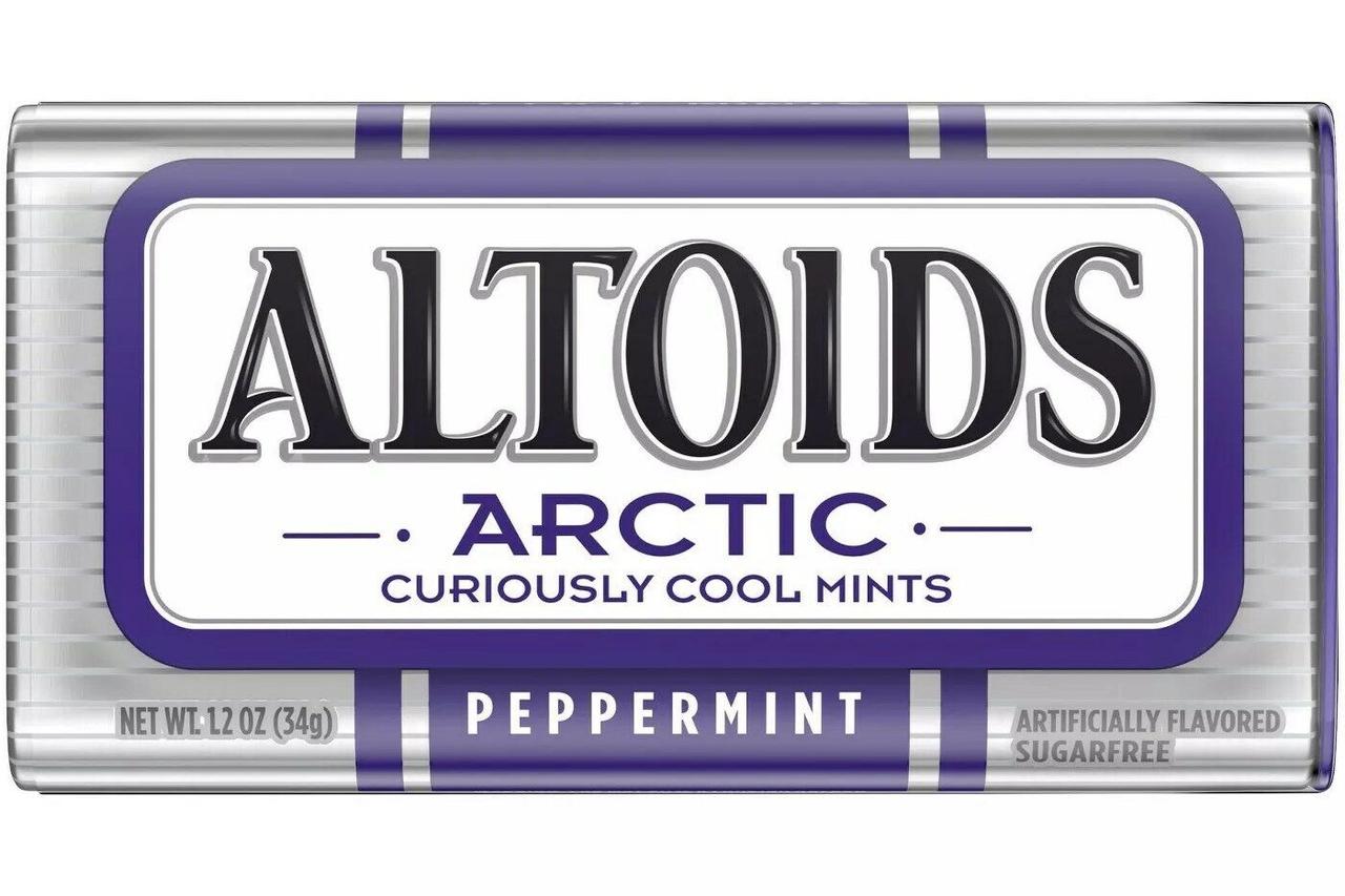 Льодяники м'ятні Altoids Arctic Peppermint Mints 34г