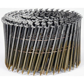 Цвяхи в барабанній обоймі для пневматичного цвяхозабивача VOREL; l = 70 мм. d = 2,5 мм, V-71994