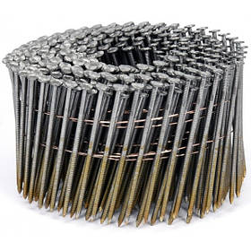 Цвяхи в барабанній обоймі для пневматичного цвяхозабивача VOREL; l = 75 мм. d = 2,5 мм, V-71995