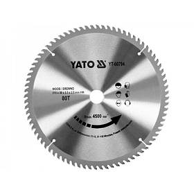 Диск пиляльний переможевий для дерева YATO YT-60794