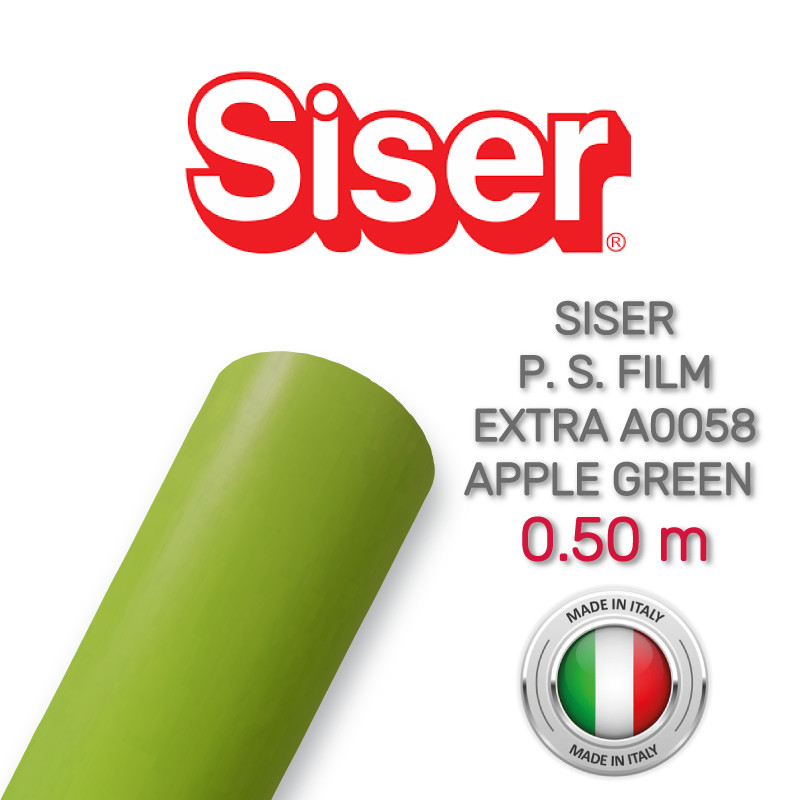 Siser PS Film Extra A0058 Apple Green (Плівка для термопереносу яблучно-зелена)