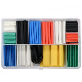 Кембрики термоусадкові до t = 125 °C YATO: різних розмірів, 171 шт YT-06867