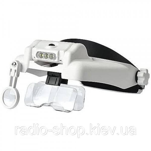 Лупа бінокулярна Zhongdi MG82000-M, Led, фото 1