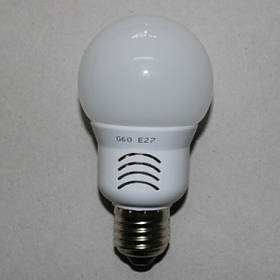 Лампочка світлодіодна LED Star, 220 В, 5 Вт, Е27, 3000 K, тепле світло, Ø 60 мм