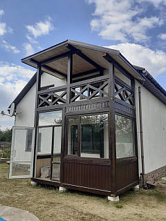 Дерев'яна прямокутна альтанка ПБ-46