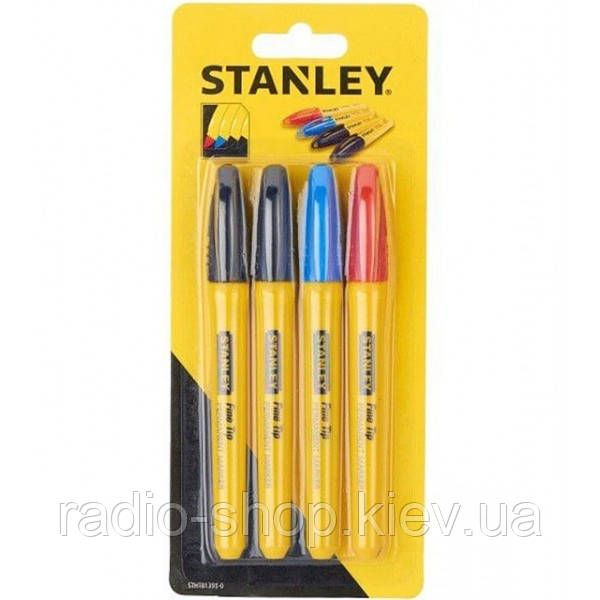 Маркеры STANLEY "Fine Tip": Разноцветные, 4 Шт. — Купить Недорого на ...