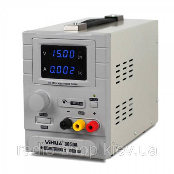 Лабораторний блок живлення YIHUA 305DA, 30B, 5A