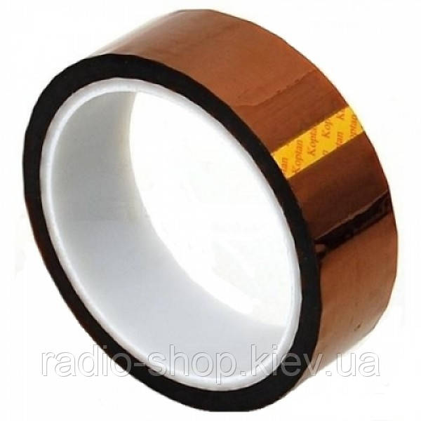 Термостійкий скотч каптоновий 18 мм, фото 1