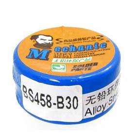 Паста BGA легкоплавка MECHANIC BS458-B30 20 г, Sn 42%, Bi 58%