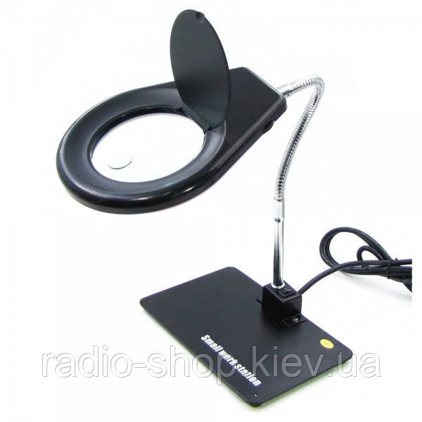 Лупа подвійна на гнучкій нозі з підставкою WEP 628A, фото 1