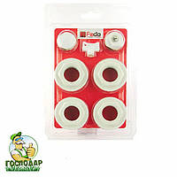 Комплект для приєднання алюмінієвих і біметалевих радіаторів 1/2 Фадо, (Кристал)