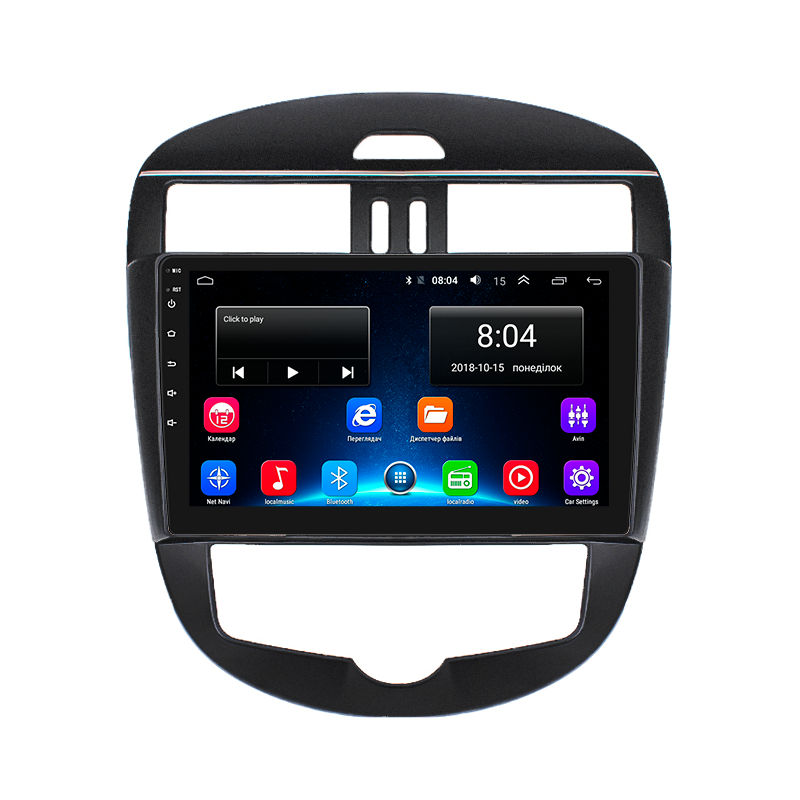 Штатна магнітола екран 10" Lesko для Nissan Pulsar VI (C13) 2014-2018 2/32Gb/ Wi-Fi Optima Ніссан