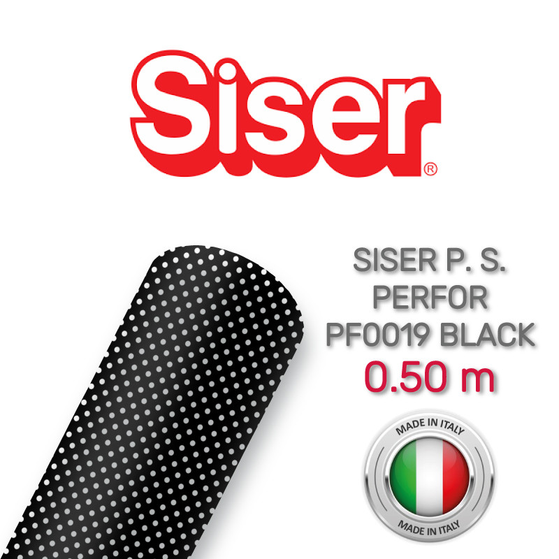 Siser PS Perfor PF0019 Black (Плівка для термопереносу чорна перфорація)