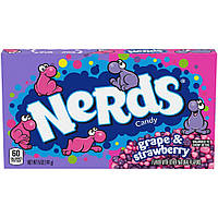 Конфеты драже нердсы Nerds Grape & Strawberry Виноград и Клубника 141г