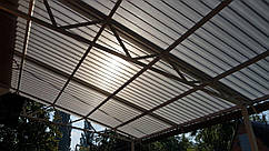 Профільний полікарбонат (прозорий шифер) Suntuf 126 * 6м бронза Solar Control (P/L)