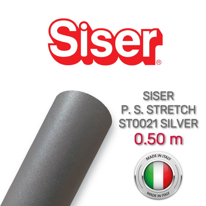 Siser PS Stretch ST0021 Silver (Плівка для термопереносу срібляста)