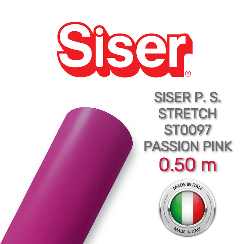 Siser PS Stretch ST0097 Passion Pink (Плівка для термопереносу пристрасно-рожева)