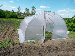 Теплиця "Дарина" 4х8м, труба 20х20мм з плівкою 150 мкм