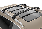 Поперечки Mercedes C 205 универсал (с 2015–) Turtle чорні. На інтегровані рейлінги, фото 5