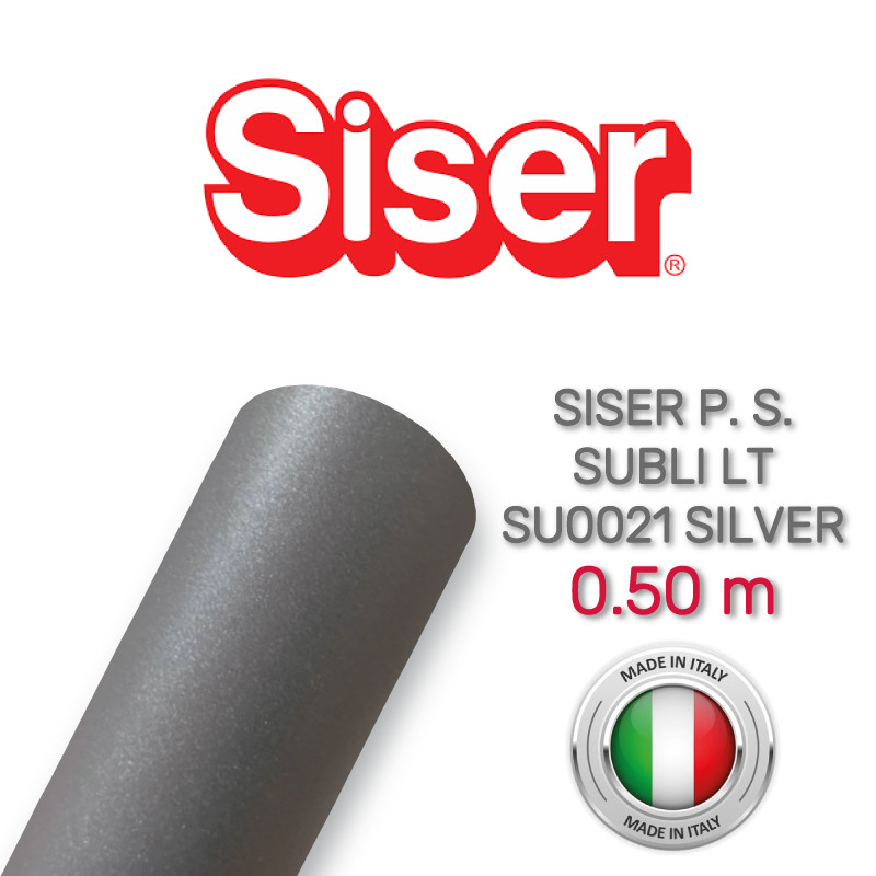 Siser P.S. Subli LT SU0021 Silver (Плівка для термопереносу срібляста)