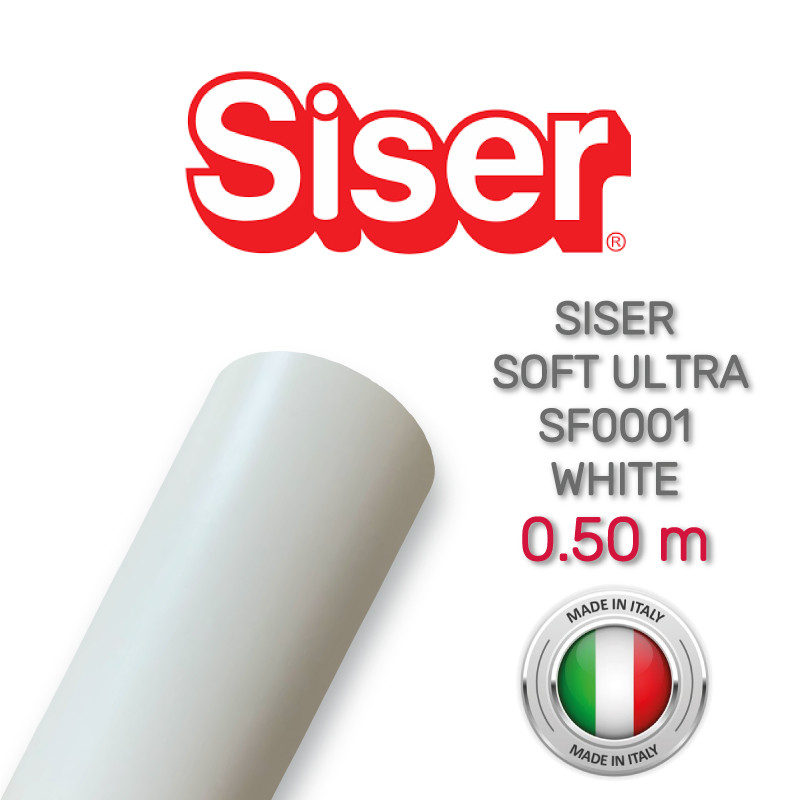 Siser Soft Ultra Thin Material SF0001 White (Плівка для термопереносу ультратонка біла)