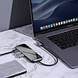 USB-Хаб Baseus Multi-functional HUB Type-C to 3 x USB 3.0+HD4K+SD/TF+PD Сірий (CAHUB-CZ0G), фото 7