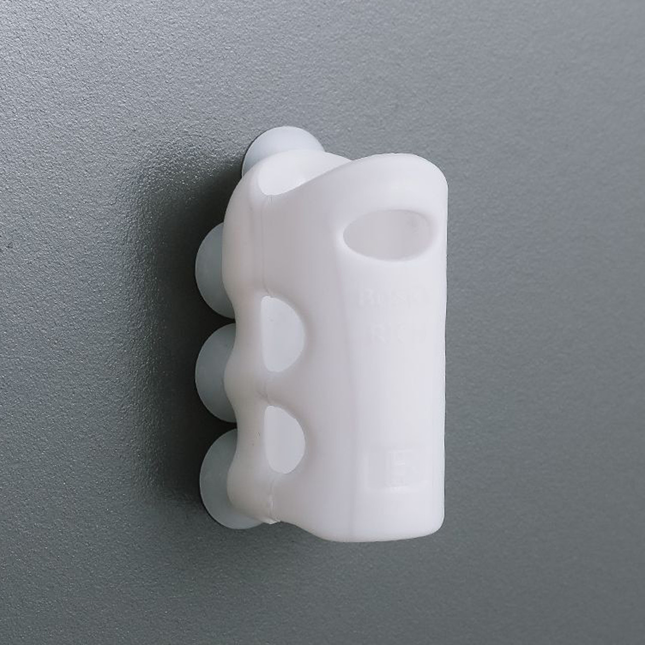 Душевой держатель для лейки силиконовый на присосках SHOWER SUCKER (белый, комплект из 2 шт.) - фото 4 - id-p1650433535